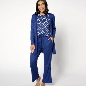 Muk Luk 3pc Ribbed Lounge Set